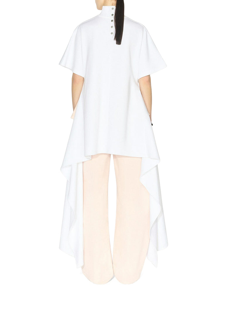 Alaia Women Round Cotton Denim Trousers ALAIA