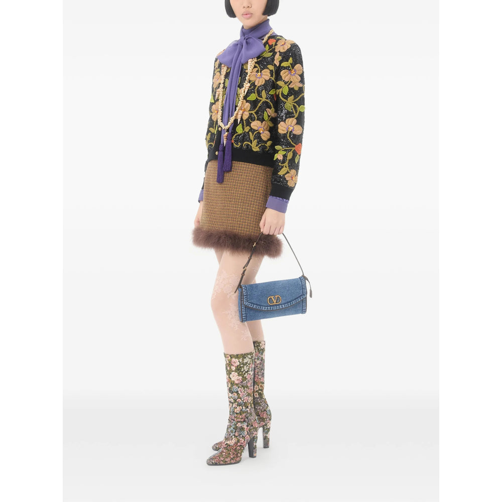 Valentino Garavani Blue Shoulder Bags Women VALENTINO GARAVANI