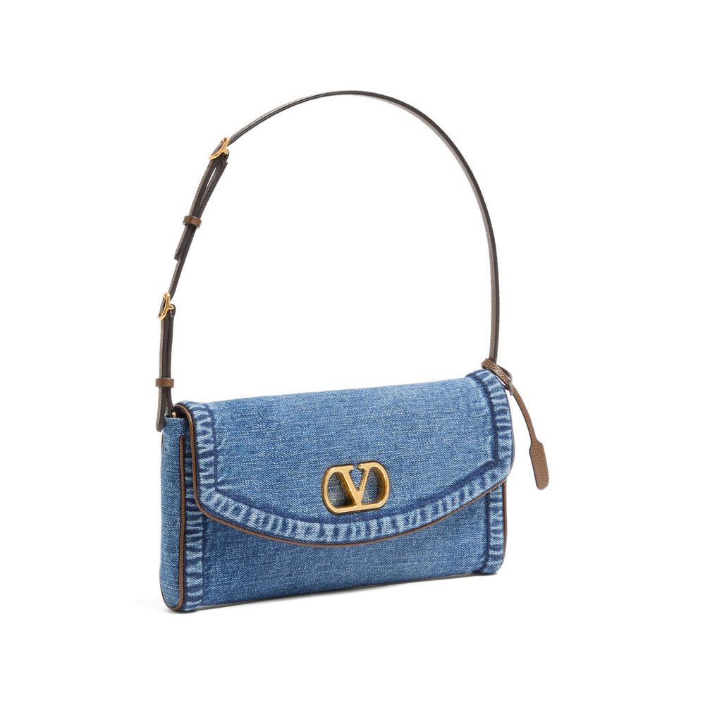 Valentino Garavani Blue Shoulder Bags Women VALENTINO GARAVANI