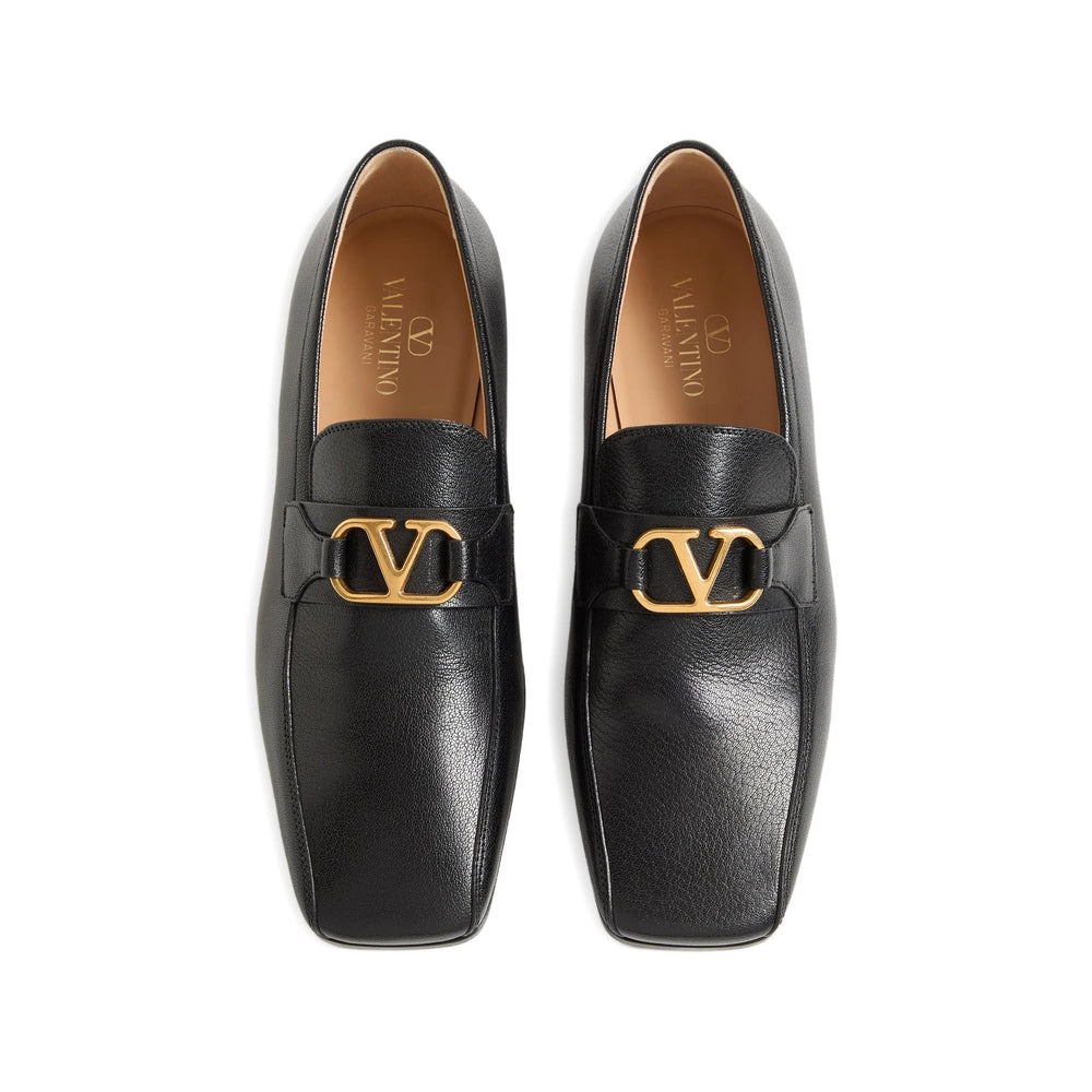 Valentino Garavani Black Loafers Men VALENTINO GARAVANI