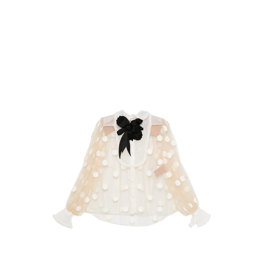 Valentino Neutrals Tops - Blouses Women VALENTINO