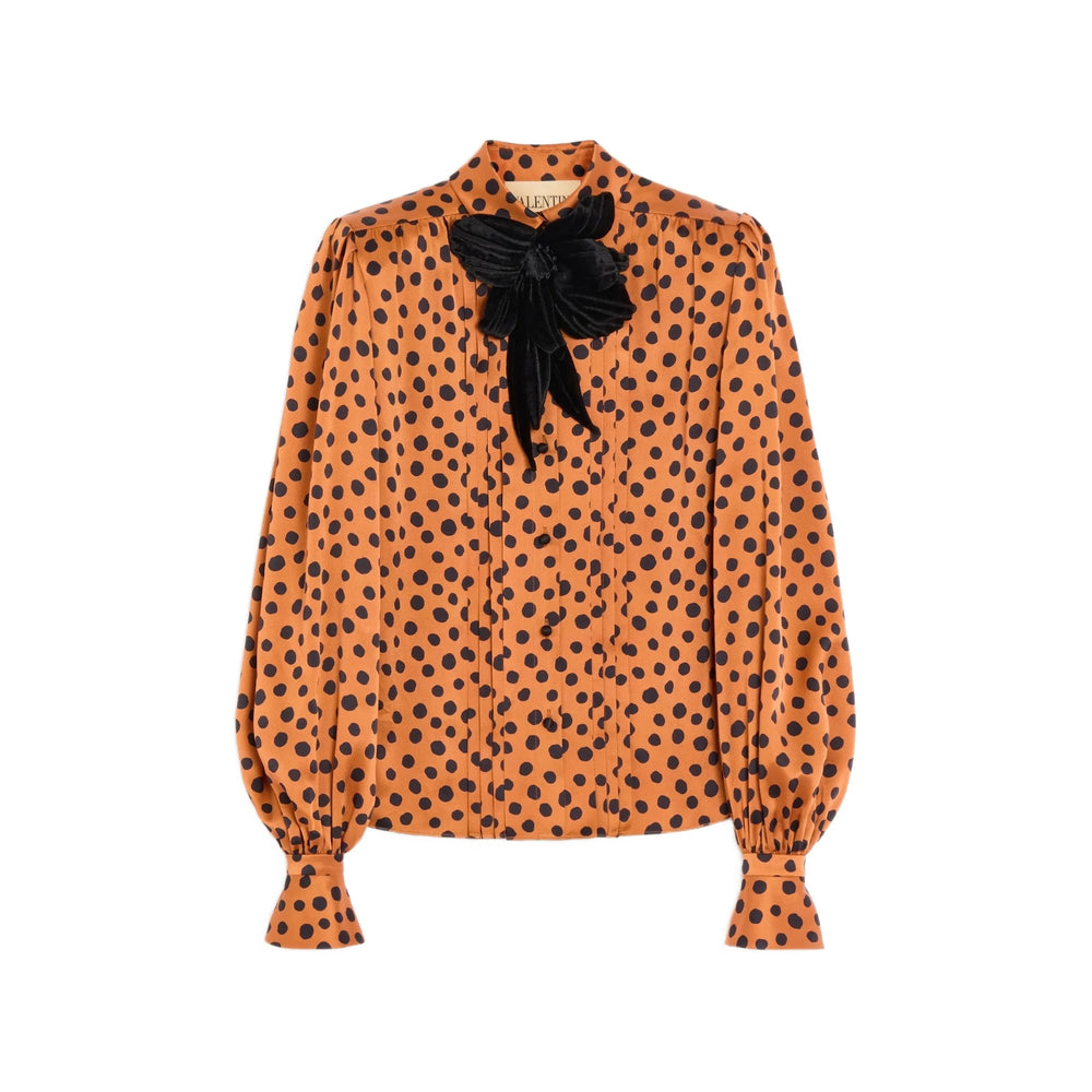 Valentino Orange Tops - Shirts Women VALENTINO