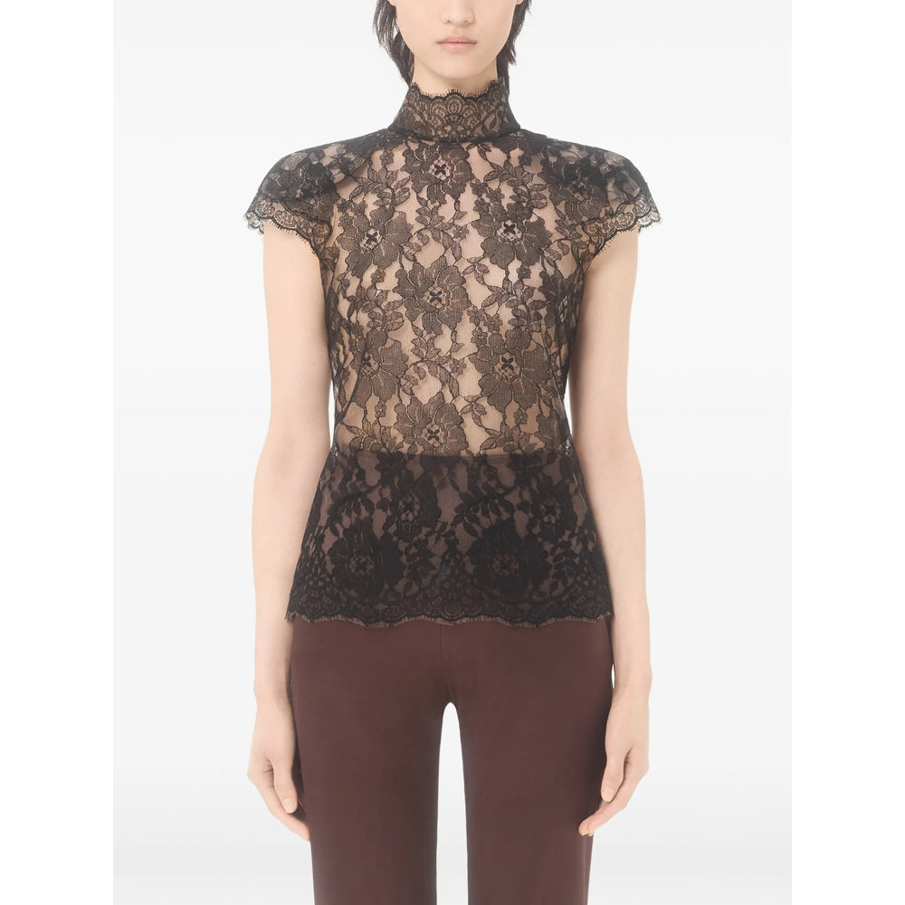 Valentino Black Tops - Blouses Women VALENTINO