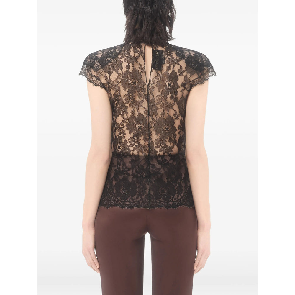 Valentino Black Tops - Blouses Women VALENTINO
