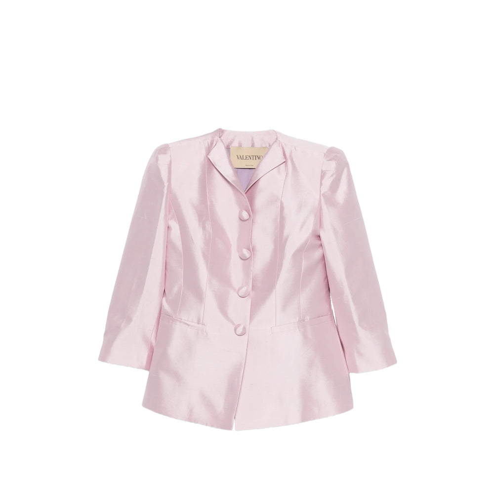 Valentino Pink Jackets - Fitted Jackets Women VALENTINO