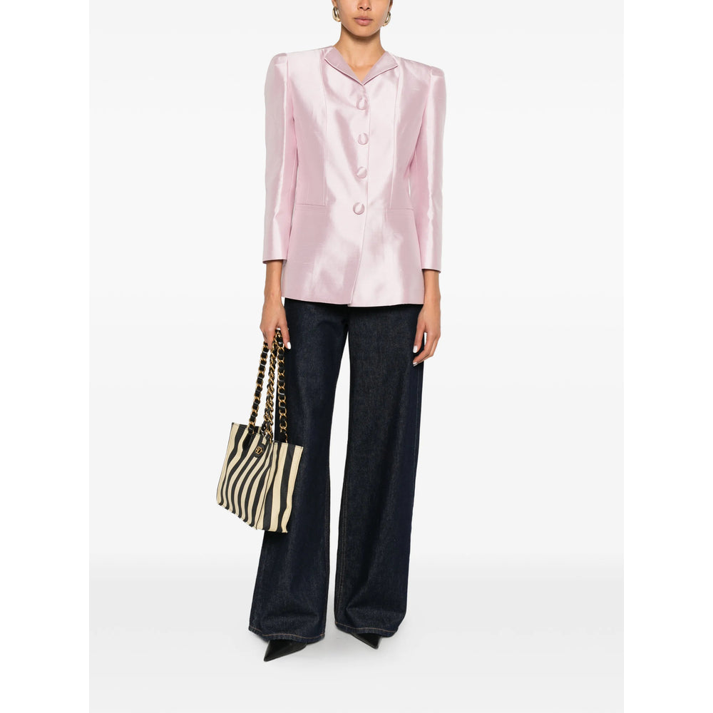 Valentino Pink Jackets - Fitted Jackets Women VALENTINO