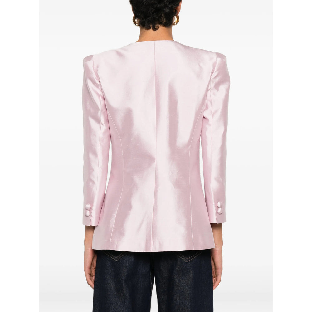 Valentino Pink Jackets - Fitted Jackets Women VALENTINO