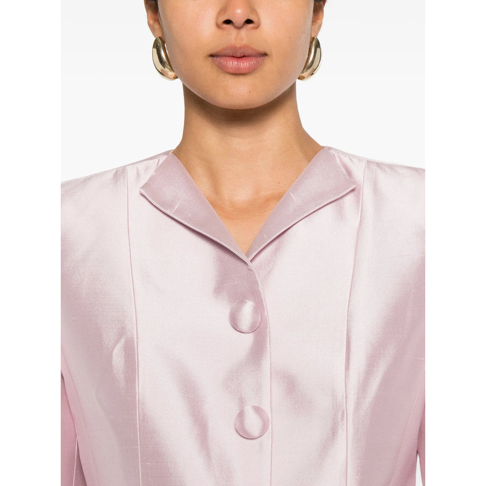 Valentino Pink Jackets - Fitted Jackets Women VALENTINO