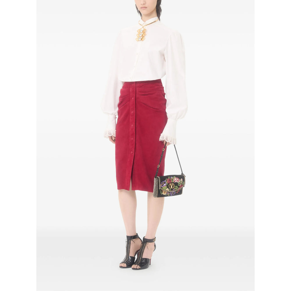 Valentino Red Skirts - Pencil Skirts Women VALENTINO