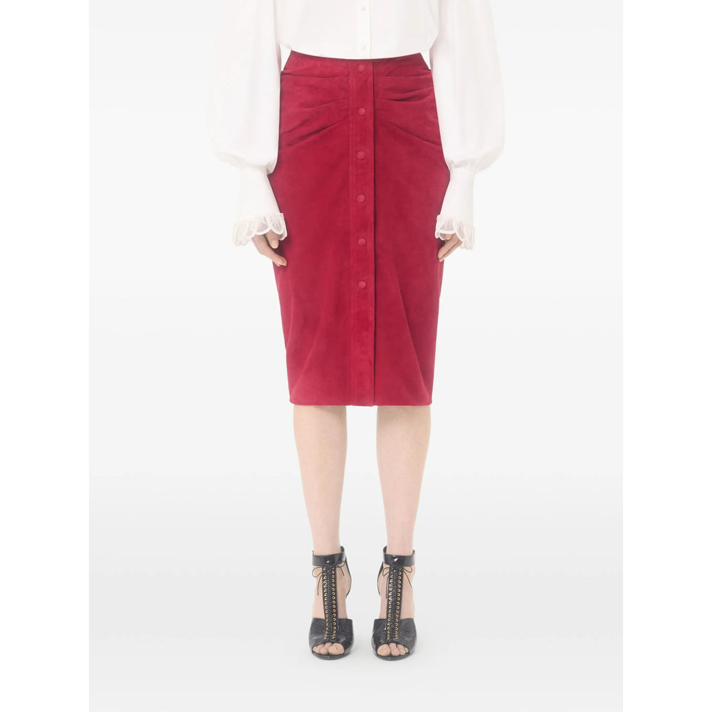 Valentino Red Skirts - Pencil Skirts Women VALENTINO