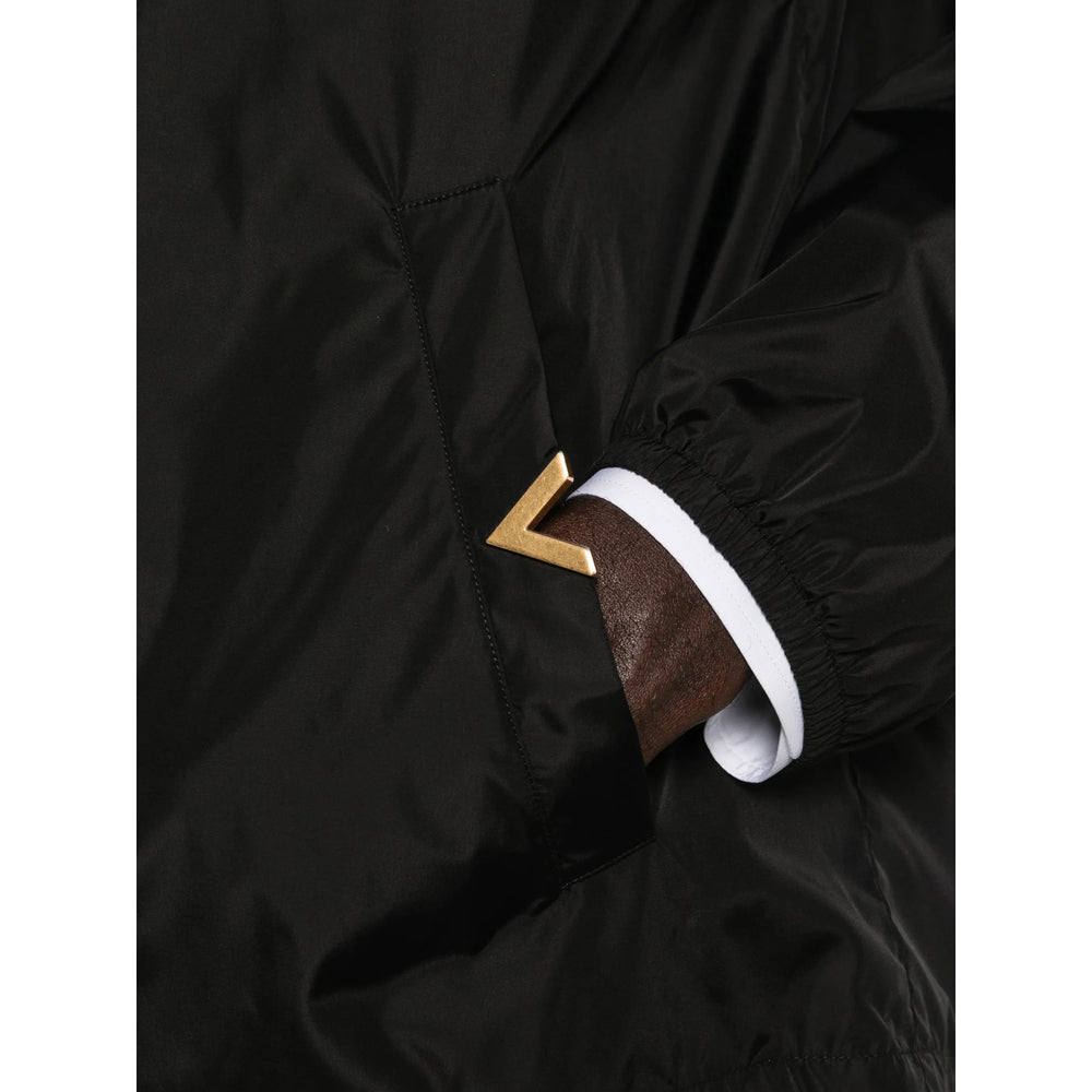 Valentino Black Jackets - Hooded Jackets Men VALENTINO