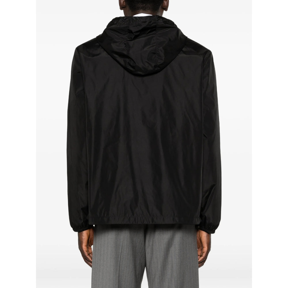 Valentino Black Jackets - Hooded Jackets Men VALENTINO
