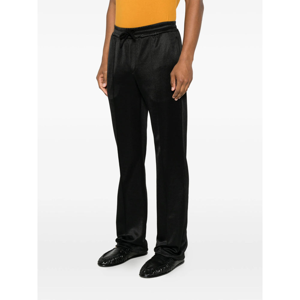 Valentino Black Trousers - Track Pants Men VALENTINO