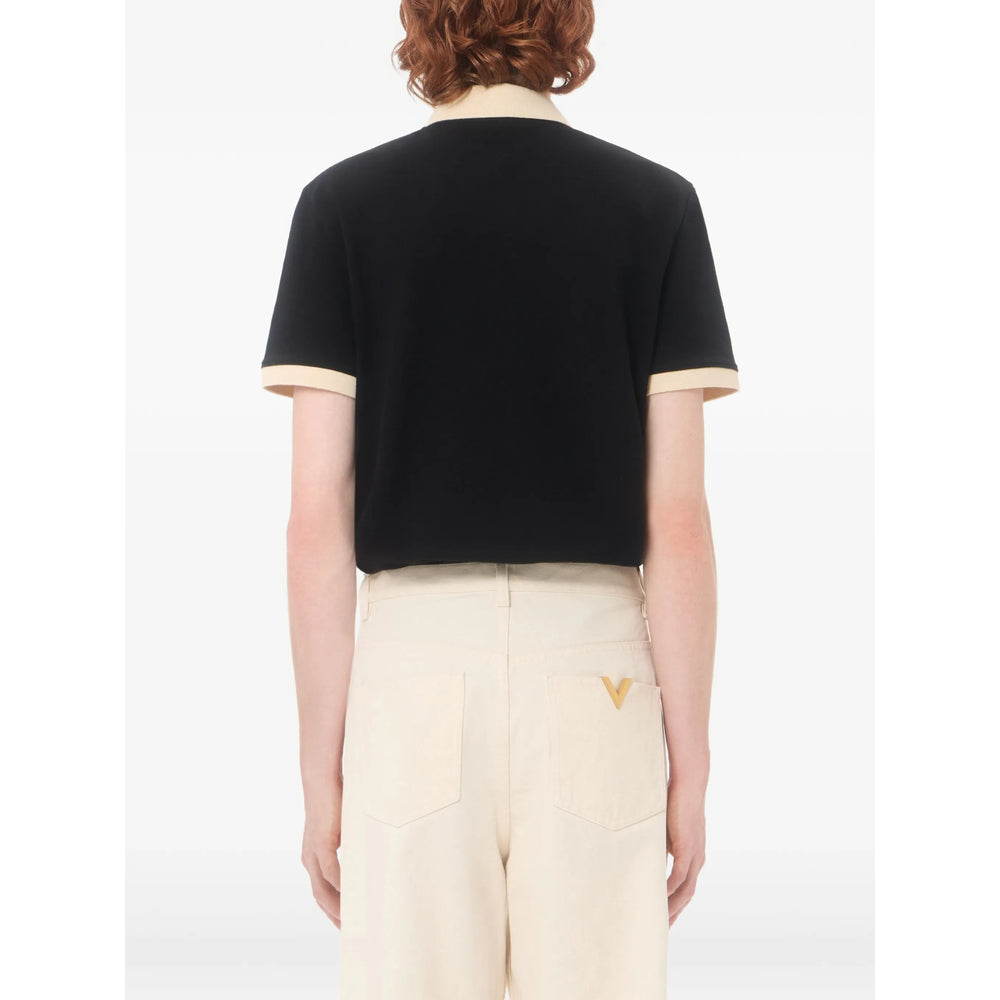 Valentino Black Polo Shirts Men VALENTINO