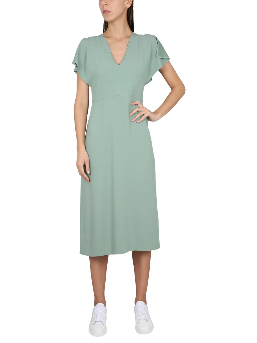 Boss Women V-Neck Dress BOSS