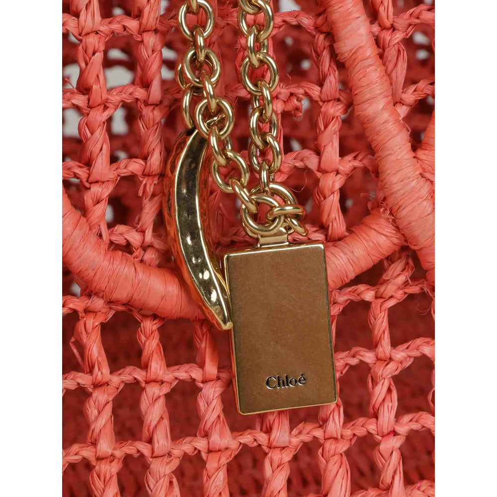 Chloé Pink Tote Bags Women CHLOE