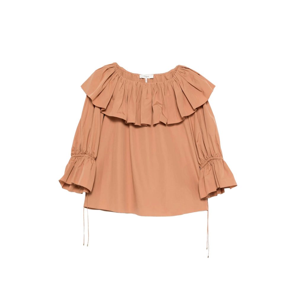 Chloé Brown Tops - Blouses Women CHLOE