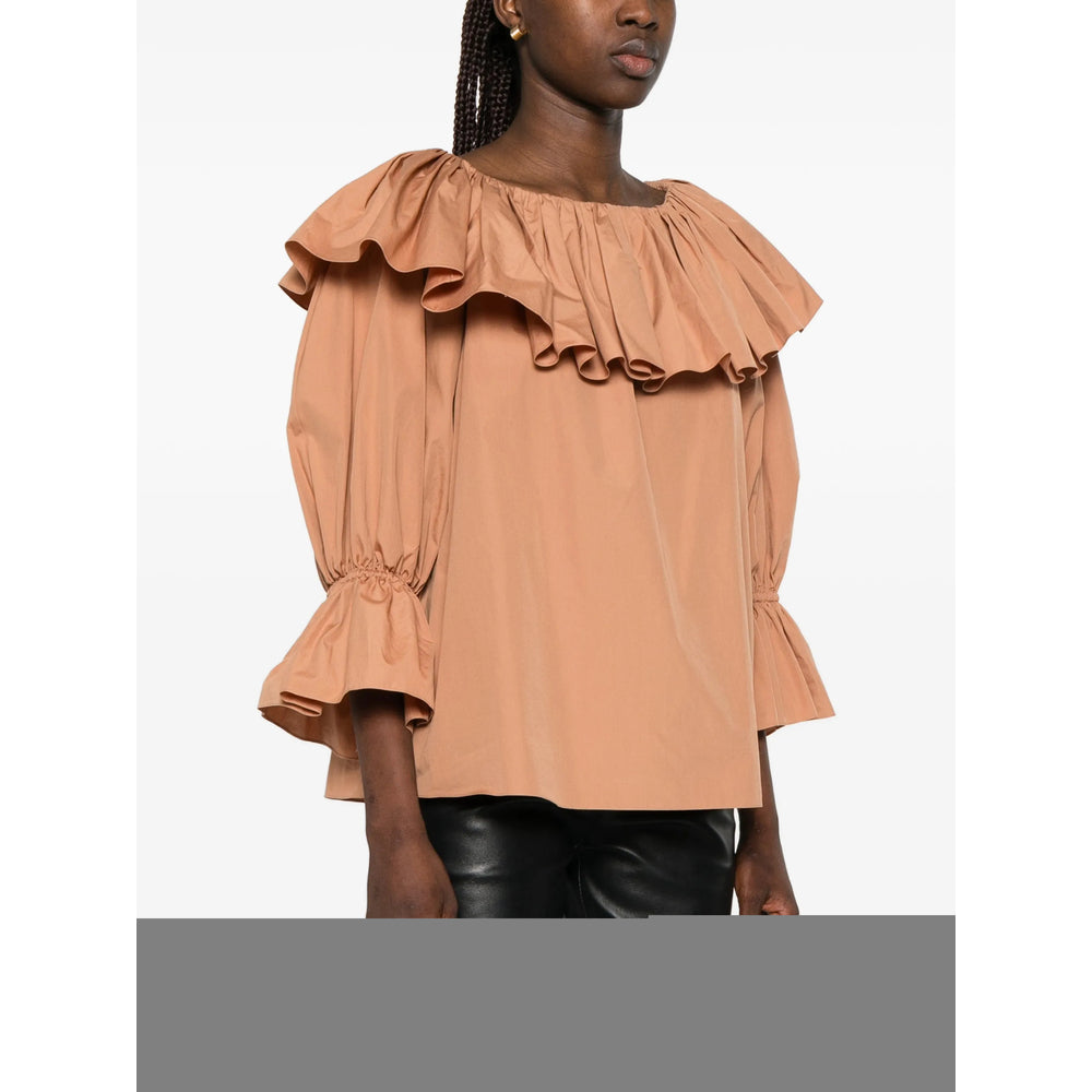 Chloé Brown Tops - Blouses Women CHLOE