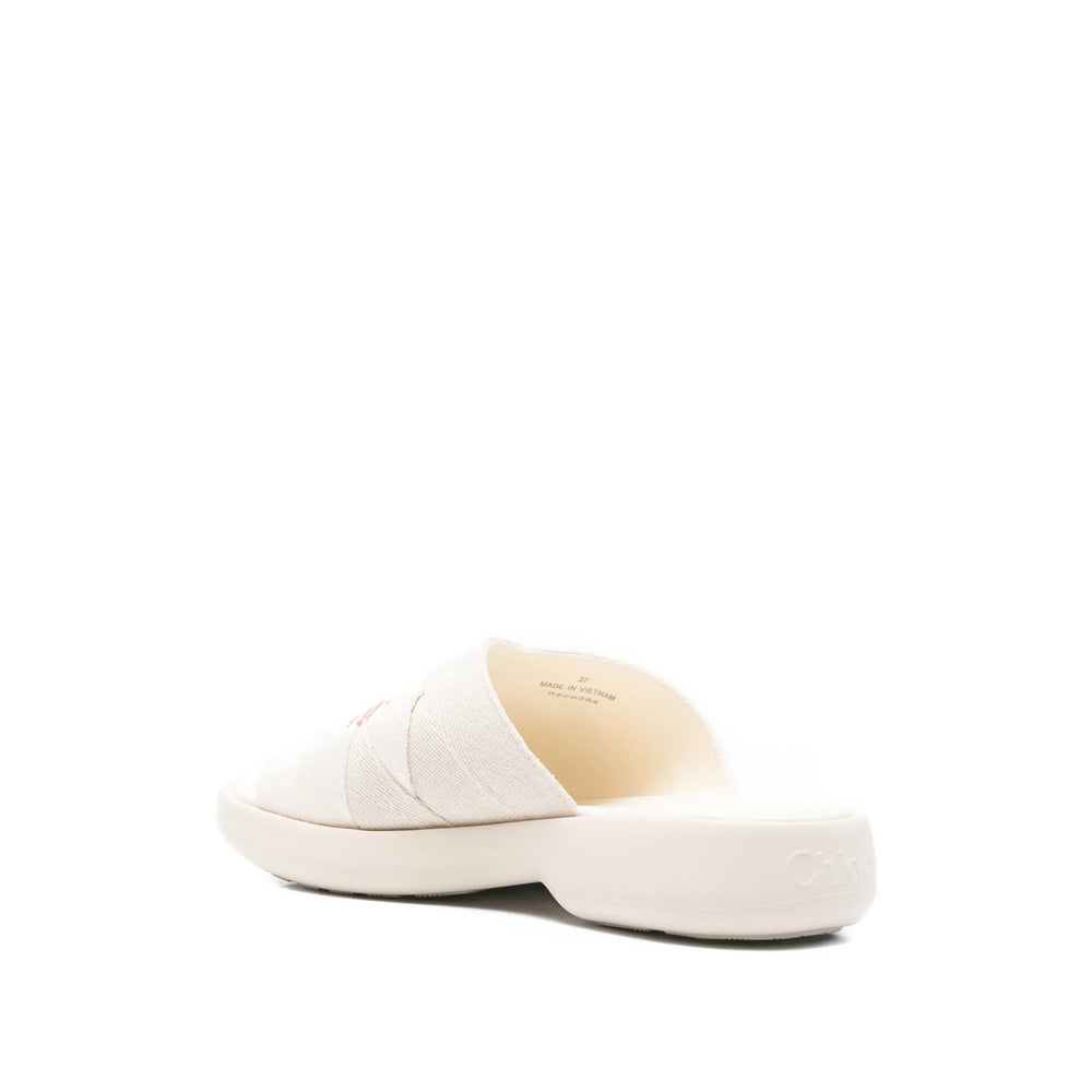 Chloé Neutrals Flip-Flops & Slides Women CHLOE