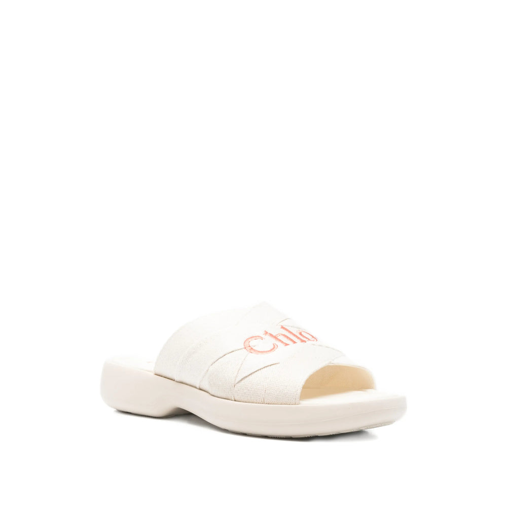 Chloé Neutrals Flip-Flops & Slides Women CHLOE
