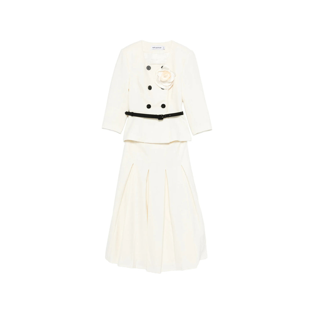 Self-Portrait Neutrals Tailoring - Suit Skirts Women SELF-PORTRAIT