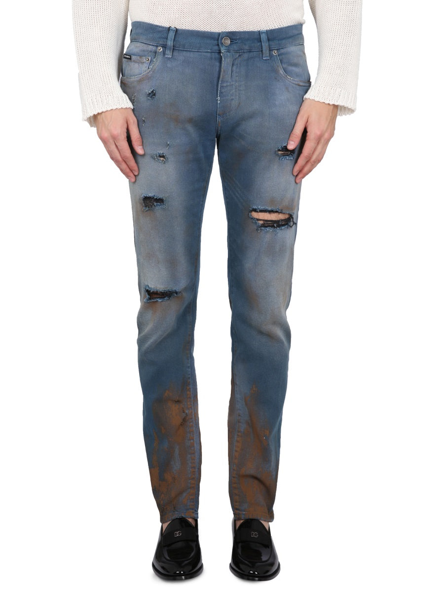 Dolce & Gabbana Men Skinny Fit Jeans DOLCE & GABBANA