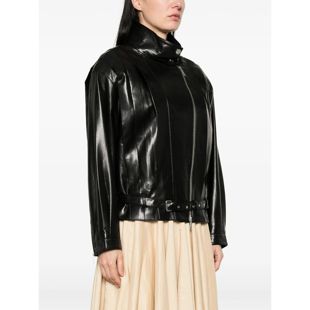 Self-Portrait Black Jackets - Biker Jackets Women SELF-PORTRAIT