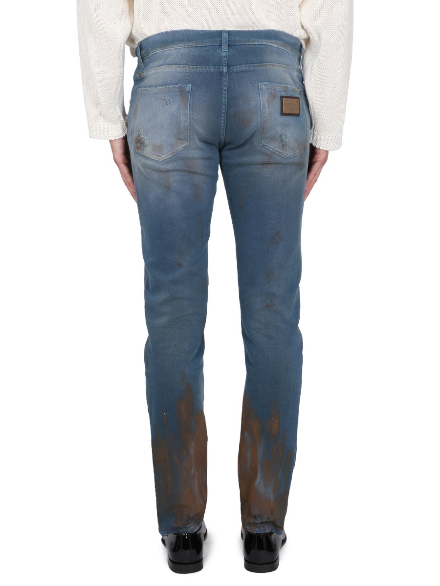 Dolce & Gabbana Men Skinny Fit Jeans DOLCE & GABBANA
