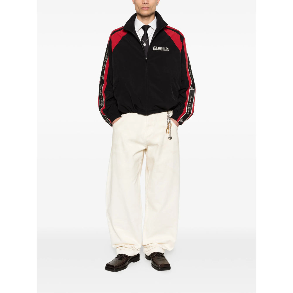Willy Chavarria Neutrals Denim - Wide-Leg Jeans Men Willy Chavarria