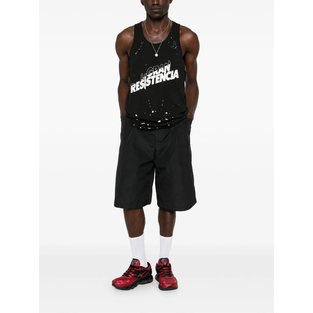 Willy Chavarria Black T-Shirts & Vests - Vests & Tanks Men Willy Chavarria