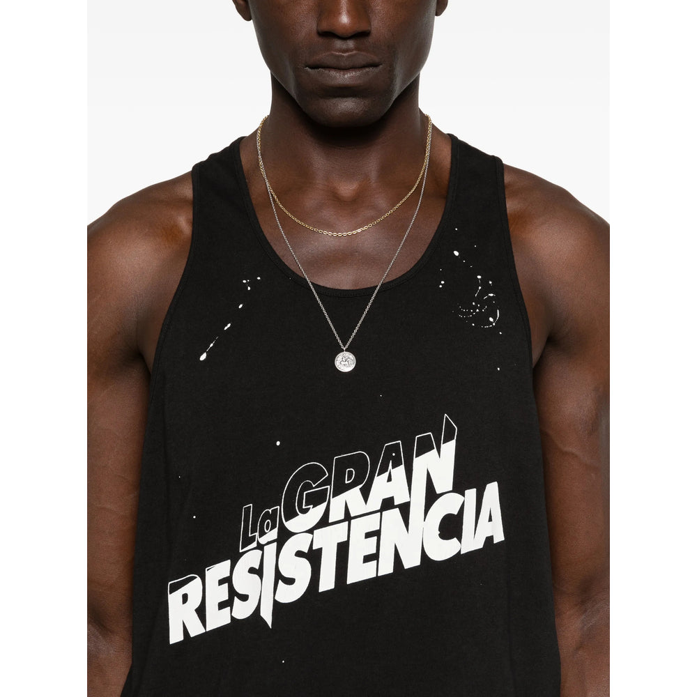 Willy Chavarria Black T-Shirts & Vests - Vests & Tanks Men Willy Chavarria