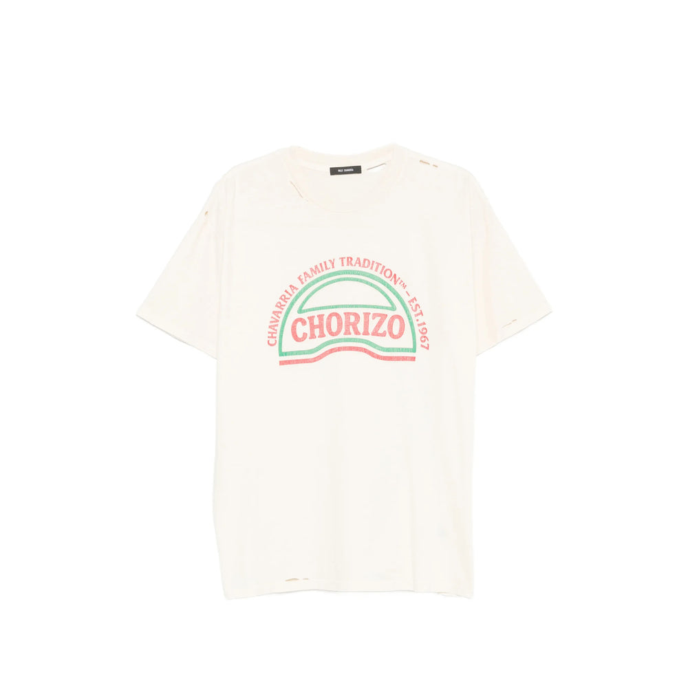 Willy Chavarria Neutrals T-Shirts & Vests - T-Shirts Men Willy Chavarria