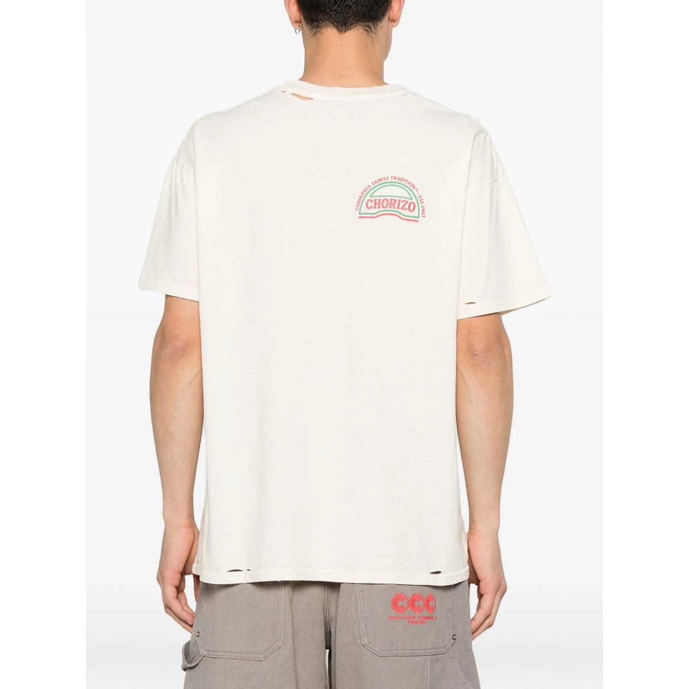 Willy Chavarria Neutrals T-Shirts & Vests - T-Shirts Men Willy Chavarria