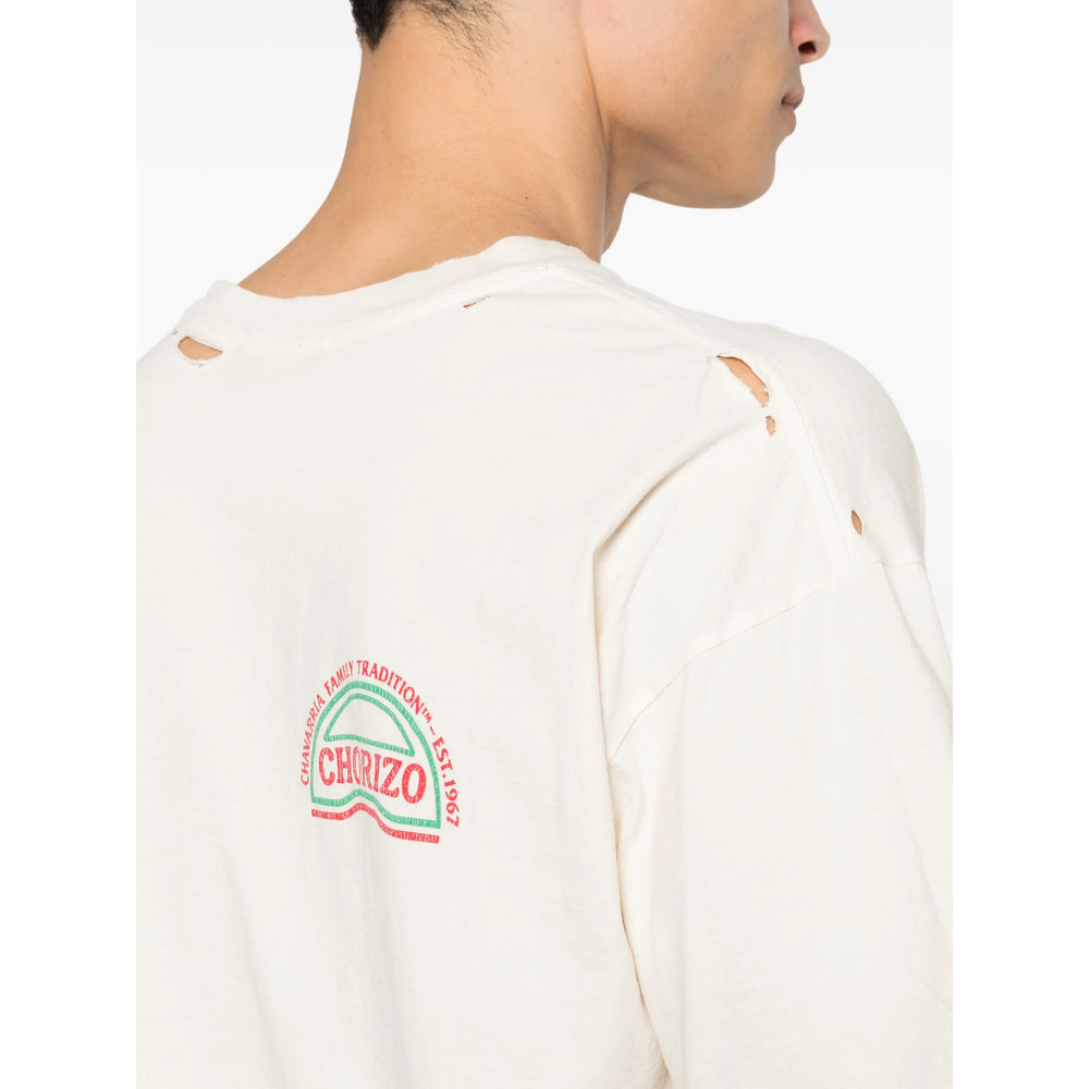 Willy Chavarria Neutrals T-Shirts & Vests - T-Shirts Men Willy Chavarria