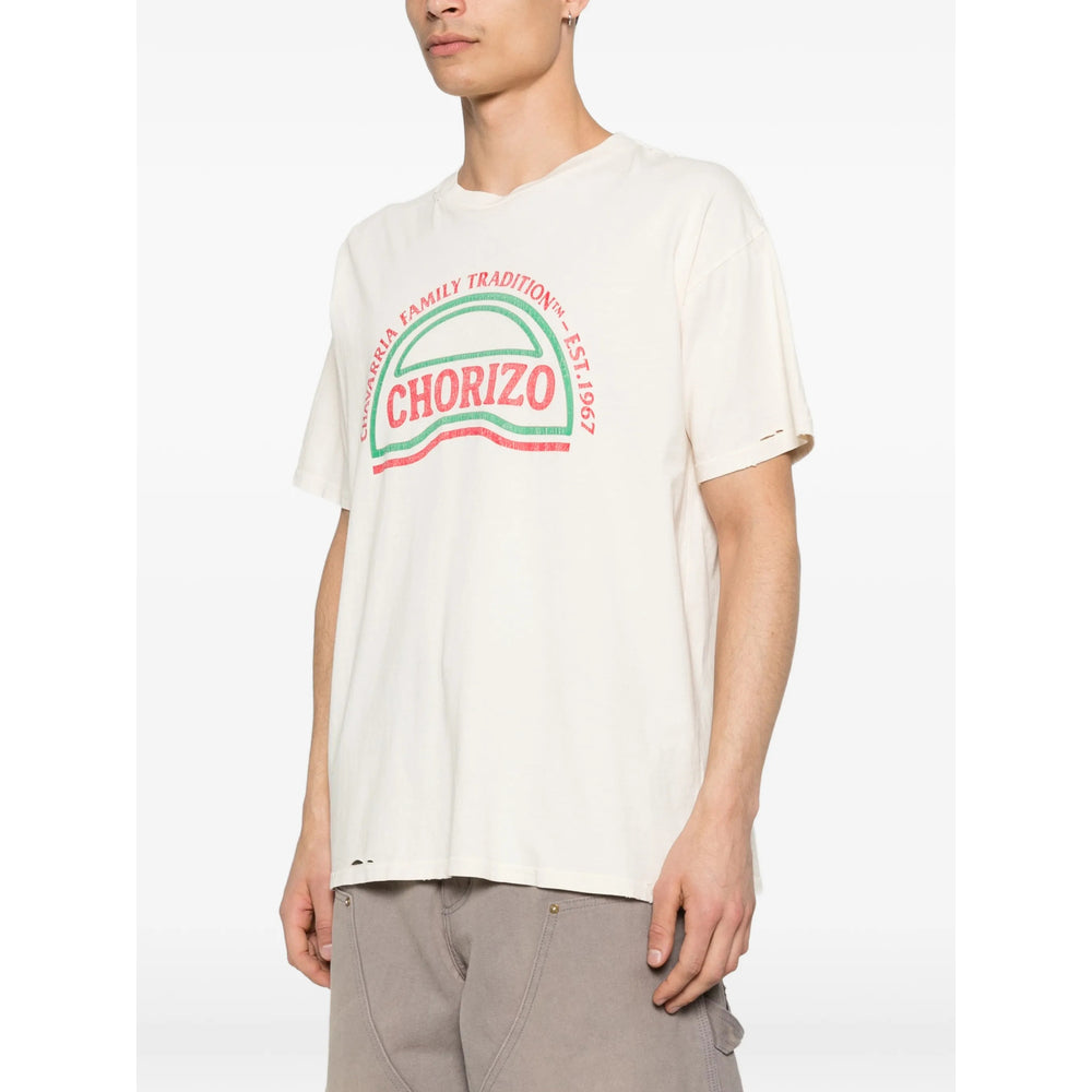 Willy Chavarria Neutrals T-Shirts & Vests - T-Shirts Men Willy Chavarria