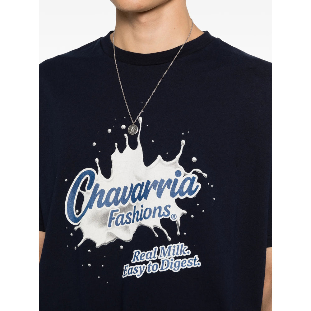 Willy Chavarria Blue T-Shirts & Vests - T-Shirts Men Willy Chavarria
