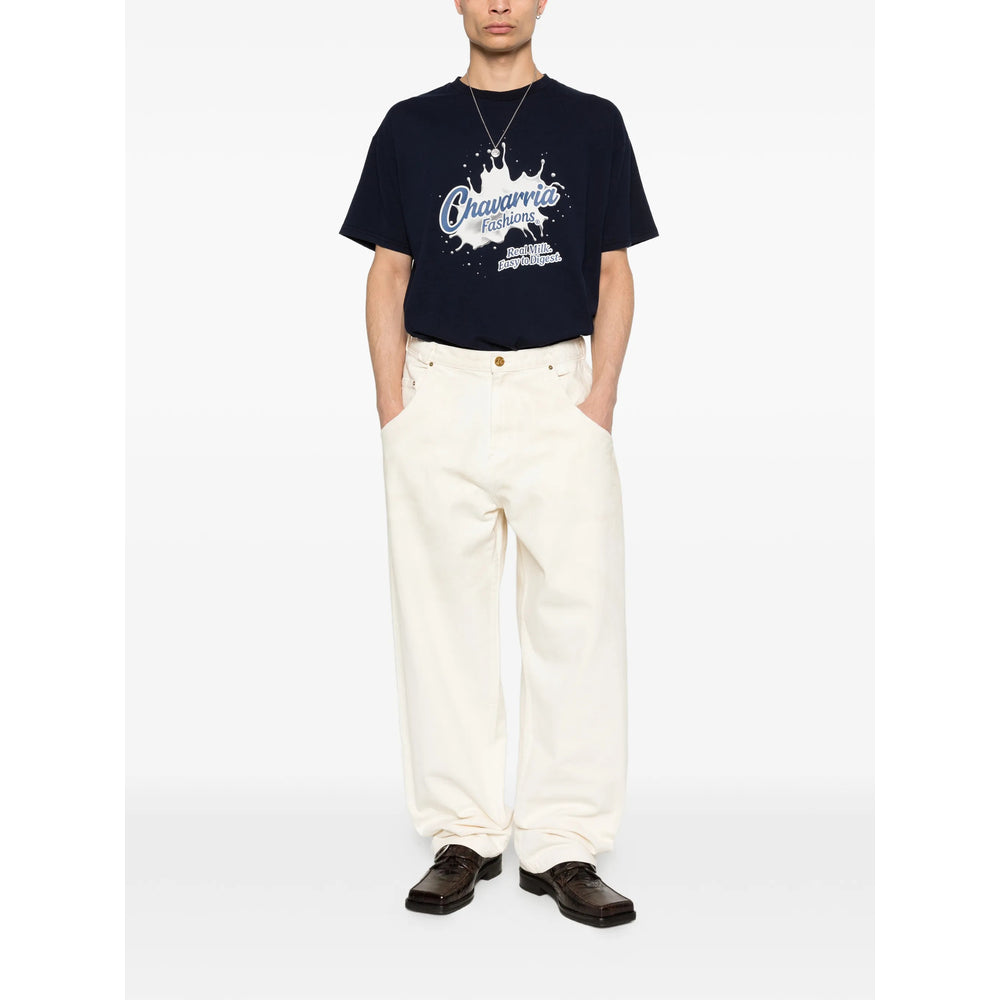 Willy Chavarria Blue T-Shirts & Vests - T-Shirts Men Willy Chavarria