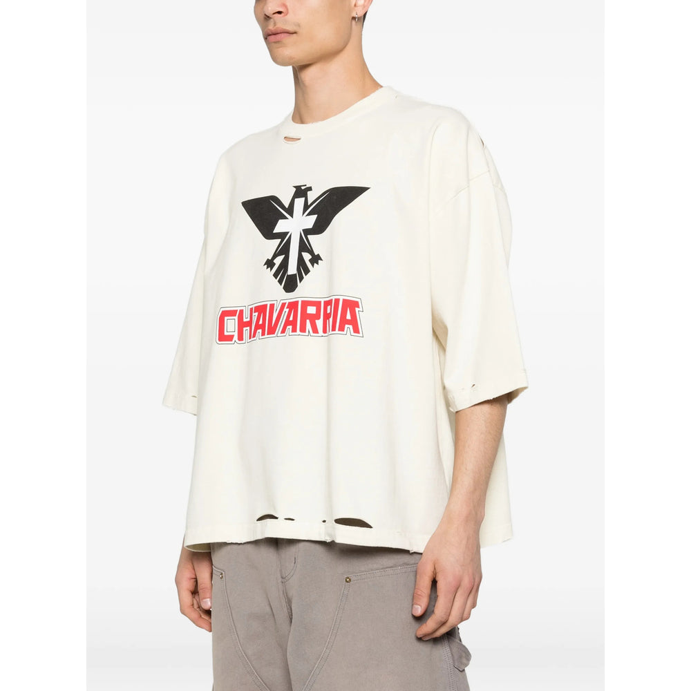 Willy Chavarria Neutrals T-Shirts & Vests - T-Shirts Men Willy Chavarria