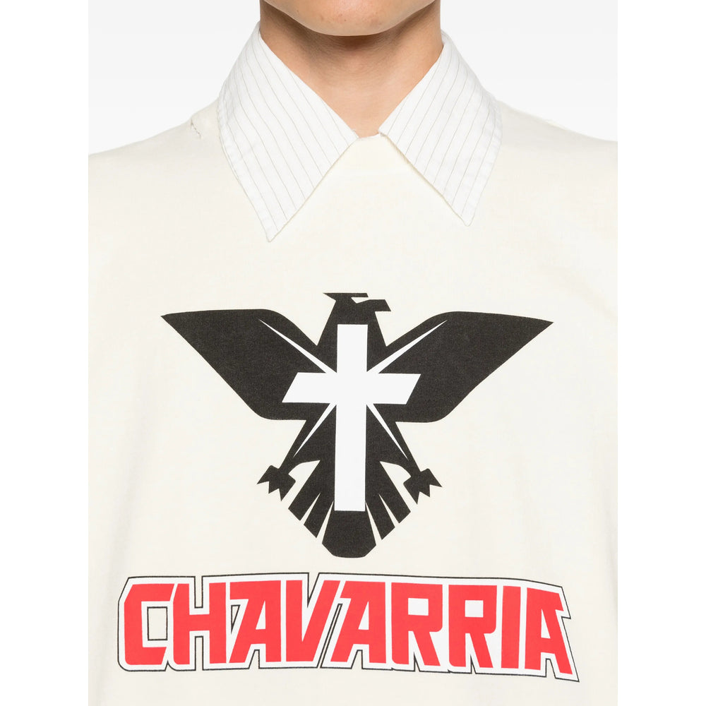 Willy Chavarria Neutrals T-Shirts & Vests - T-Shirts Men Willy Chavarria