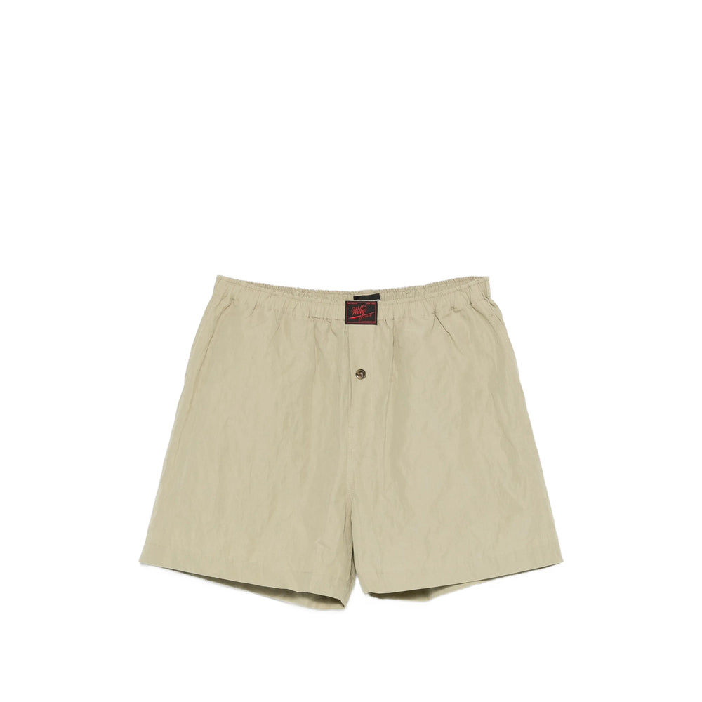 Willy Chavarria Green Shorts - Bermuda Shorts Men Willy Chavarria