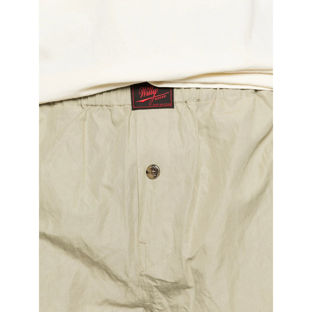 Willy Chavarria Green Shorts - Bermuda Shorts Men Willy Chavarria