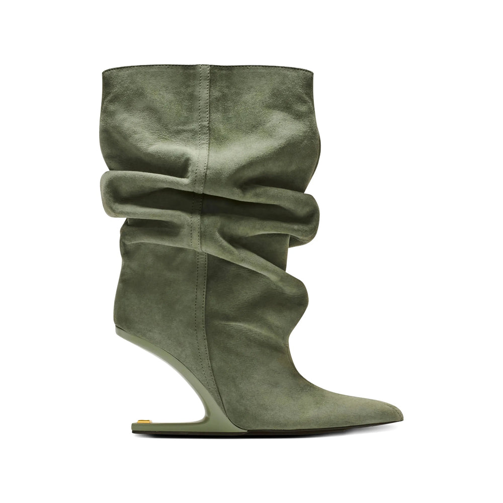 Balmain Green Shoes Women BALMAIN
