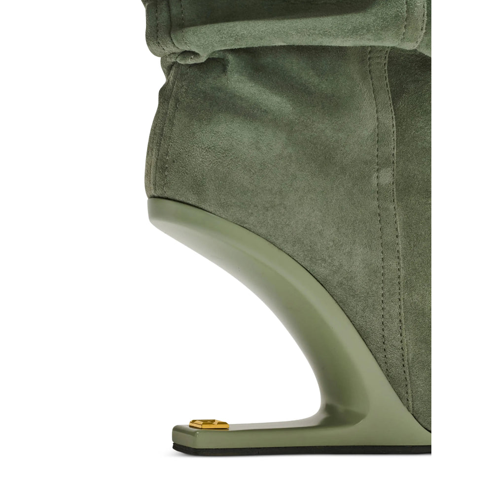 Balmain Green Shoes Women BALMAIN