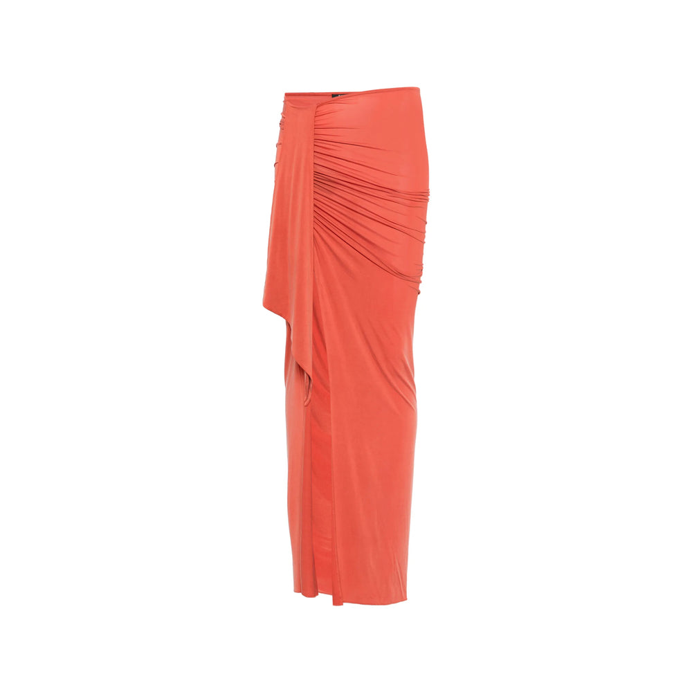 Balmain Orange Skirts - Asymmetric & Draped Skirts Women BALMAIN