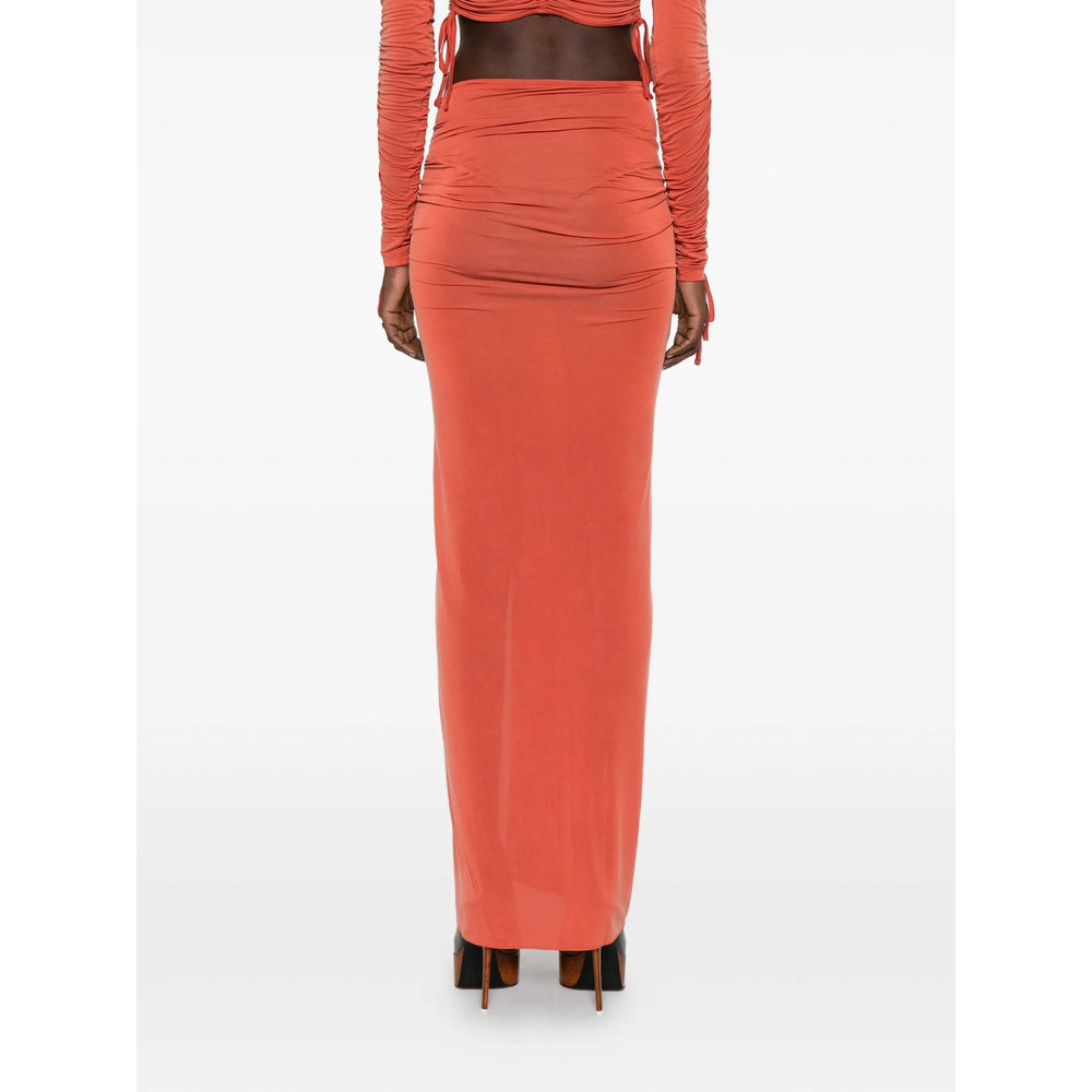 Balmain Orange Skirts - Asymmetric & Draped Skirts Women BALMAIN