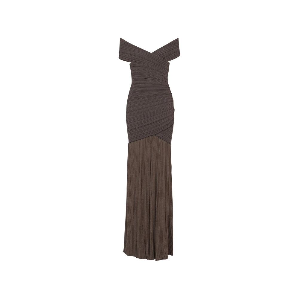 Balmain Brown Dresses - Evening Dresses Women BALMAIN
