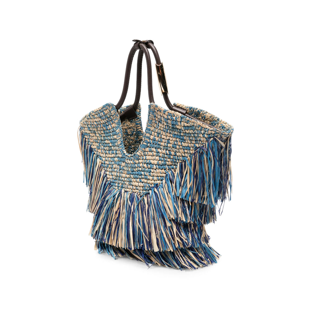 Zimmermann Blue Tote Bags Women ZIMMERMANN