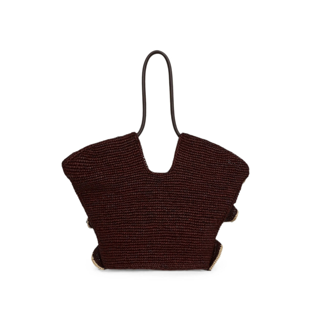 Zimmermann Brown Tote Bags Women ZIMMERMANN