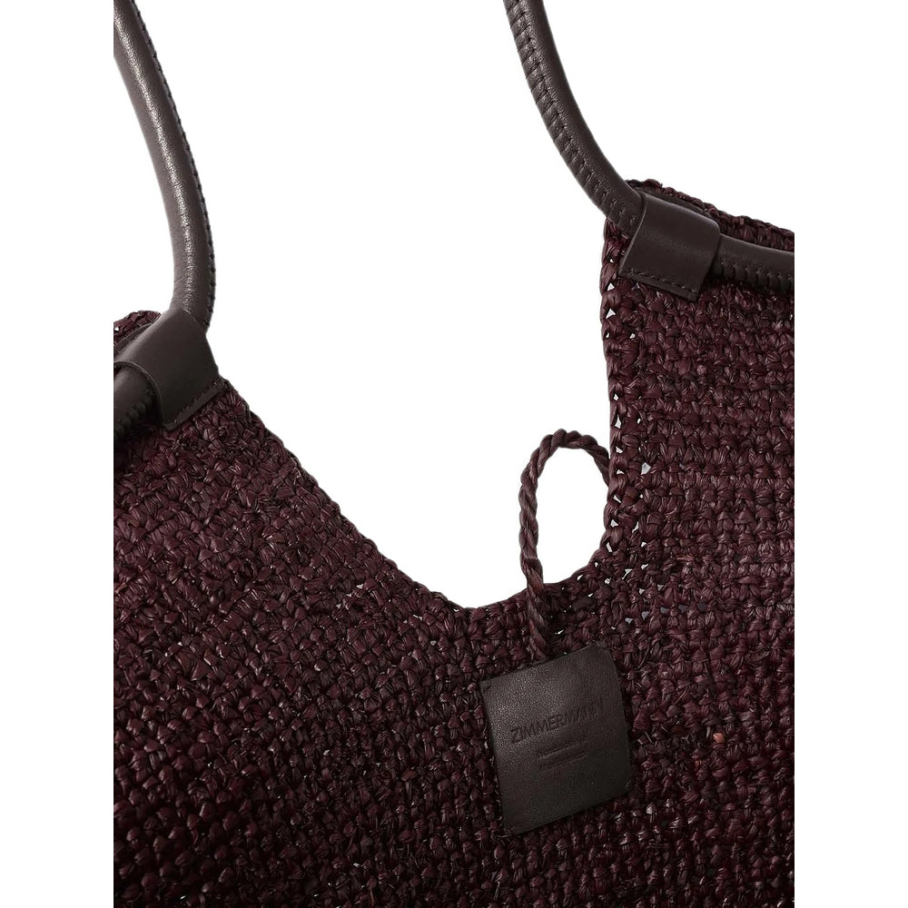 Zimmermann Brown Tote Bags Women ZIMMERMANN