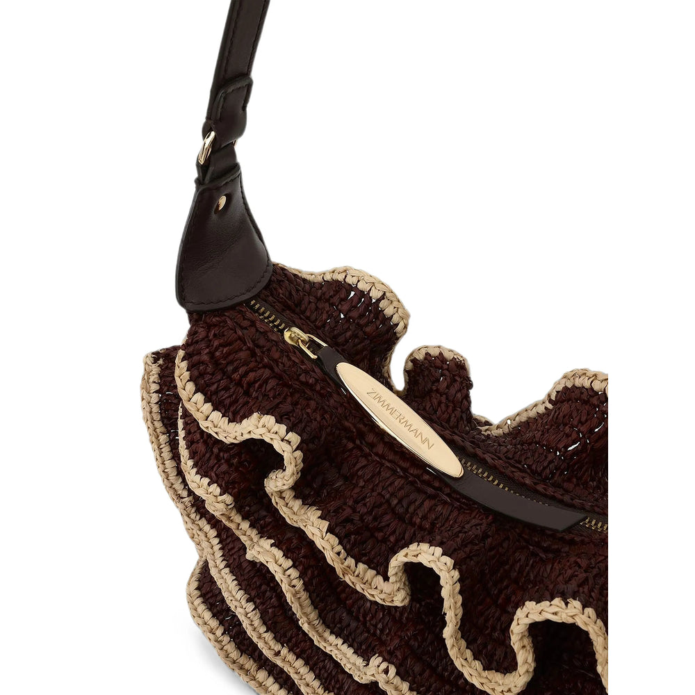 Zimmermann Brown Shoulder Bags Women ZIMMERMANN